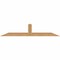 Ekena Millwork Portland Smooth Timber Gable Bracket, Western Red Cedar, 60"W x 12"H x 3 1/2"D x 3 1/2"F, 5/12 Pitch GBW060X12X0404POR00SWR - alternate 1